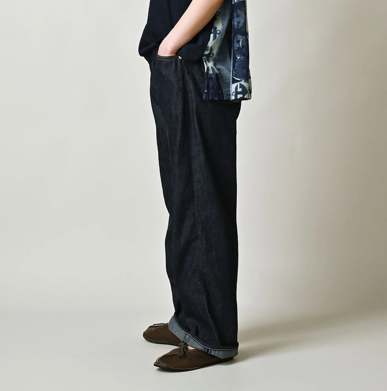 45R(フォーティファイブアール) |麦比古デニムのシャルロット5（濃）