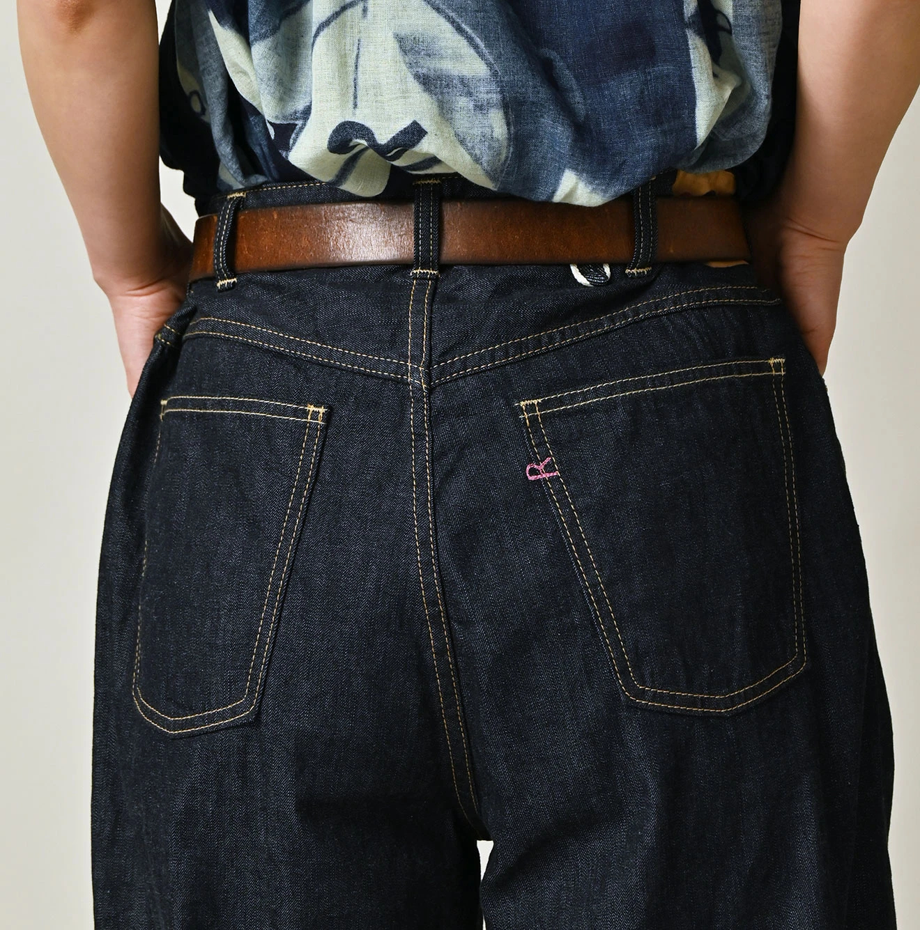 45R(フォーティファイブアール) |麦比古デニムのシャルロット5（濃）