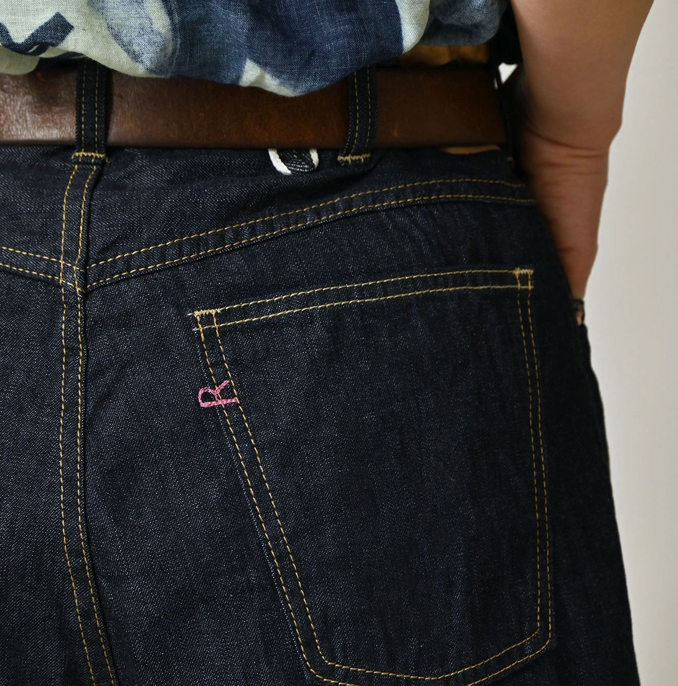 45R(フォーティファイブアール) |麦比古デニムのシャルロット5（濃）