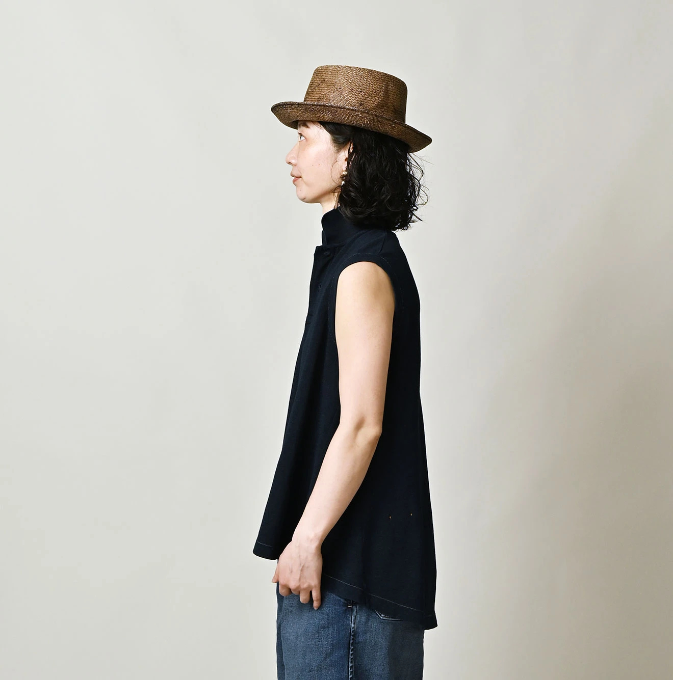 45R(フォーティファイブアール) |カノコのフレアポロ（インディゴ）