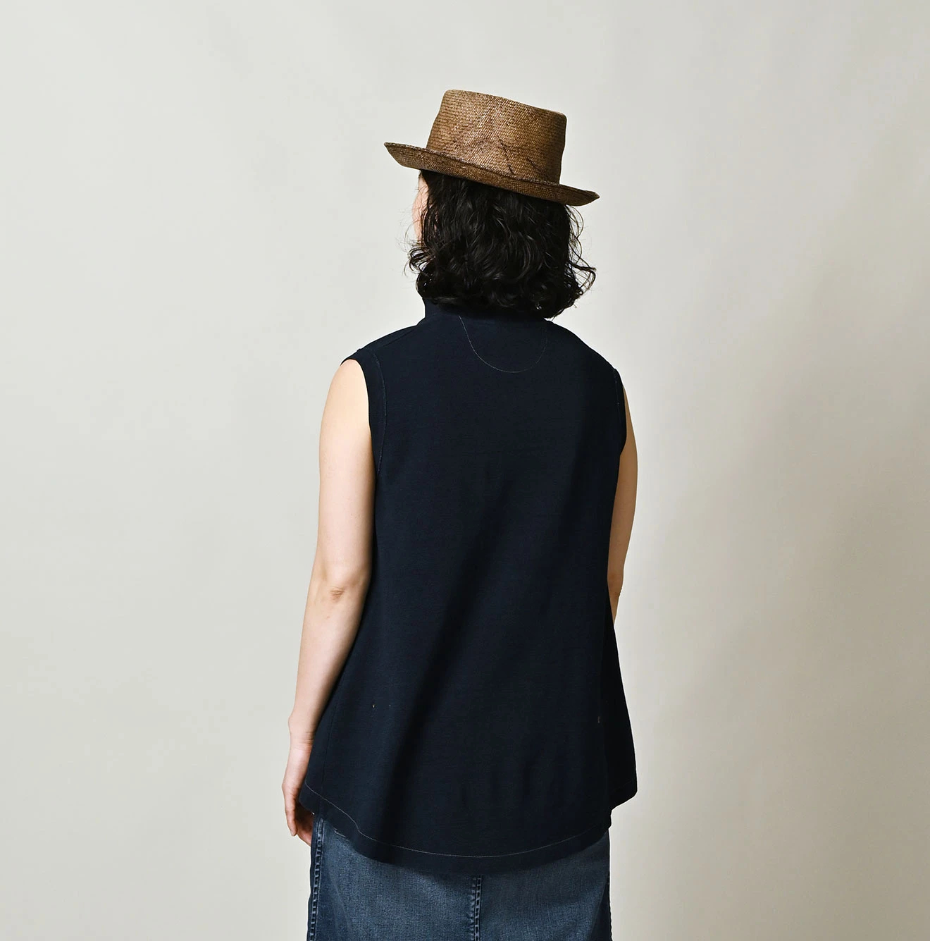 45R(フォーティファイブアール) |カノコのフレアポロ（インディゴ）