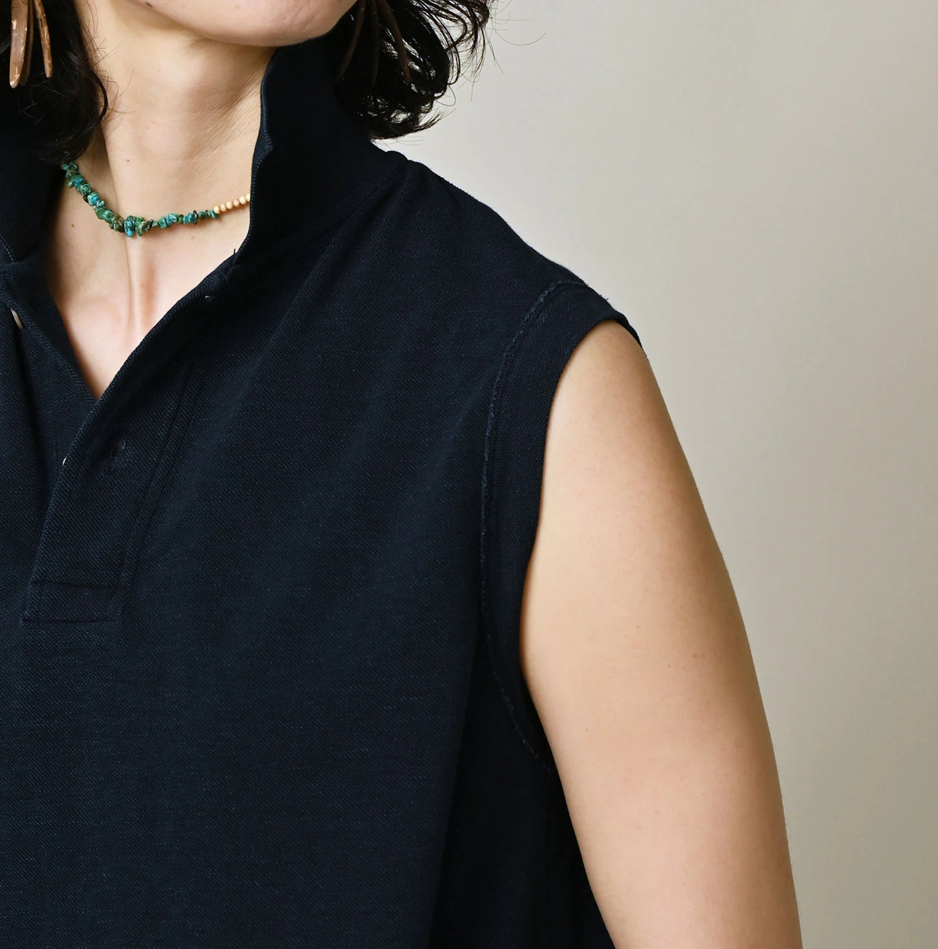 45R(フォーティファイブアール) |カノコのフレアポロ（インディゴ）