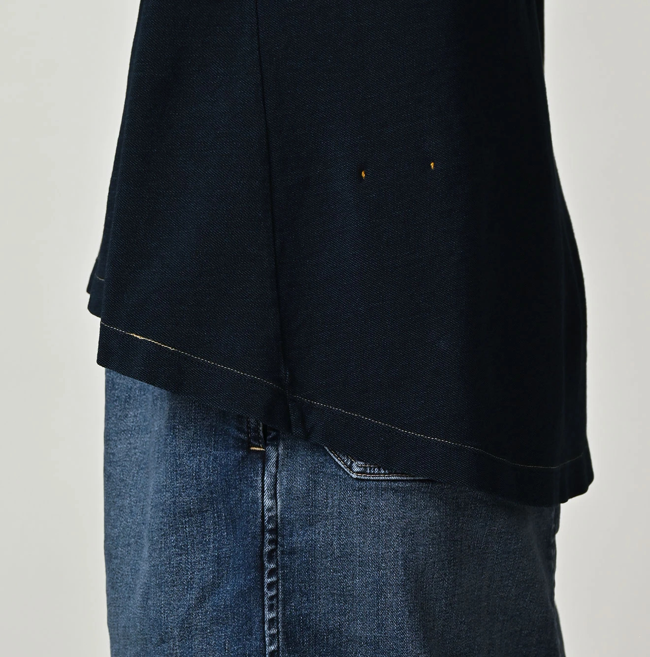 45R(フォーティファイブアール) |カノコのフレアポロ（インディゴ）