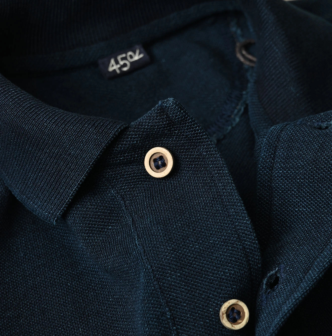 45R(フォーティファイブアール) |カノコのフレアポロ（インディゴ）