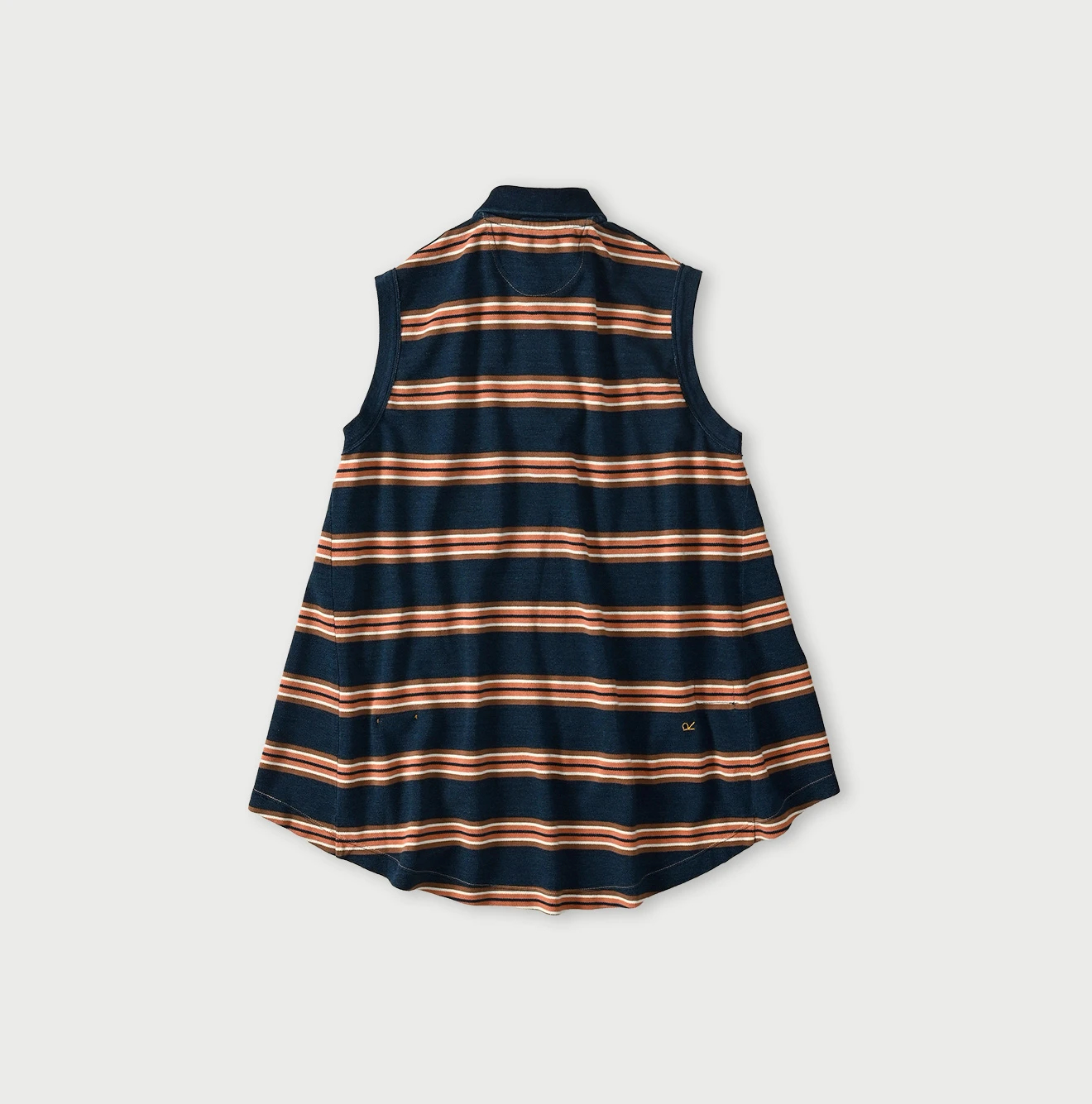 45R(フォーティファイブアール) |ボーダーカノコのフレアポロ（インディゴ）