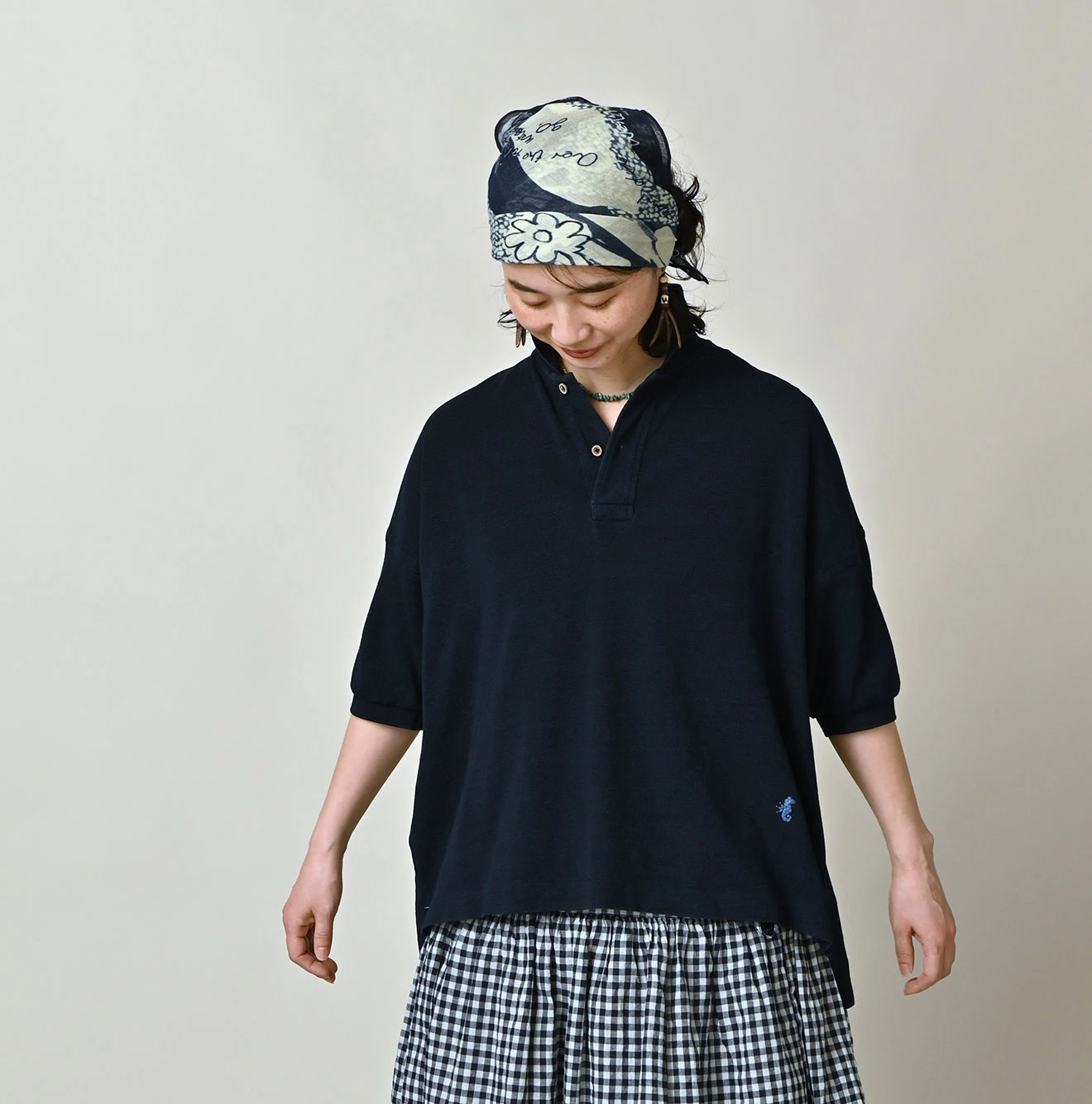 45R(フォーティファイブアール) |カノコの908馬ポロ（インディゴ）