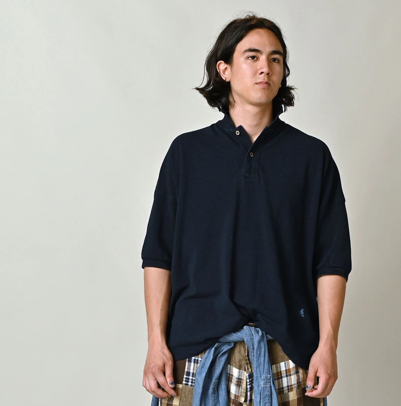 45R(フォーティファイブアール) |カノコの908馬ポロ（インディゴ）