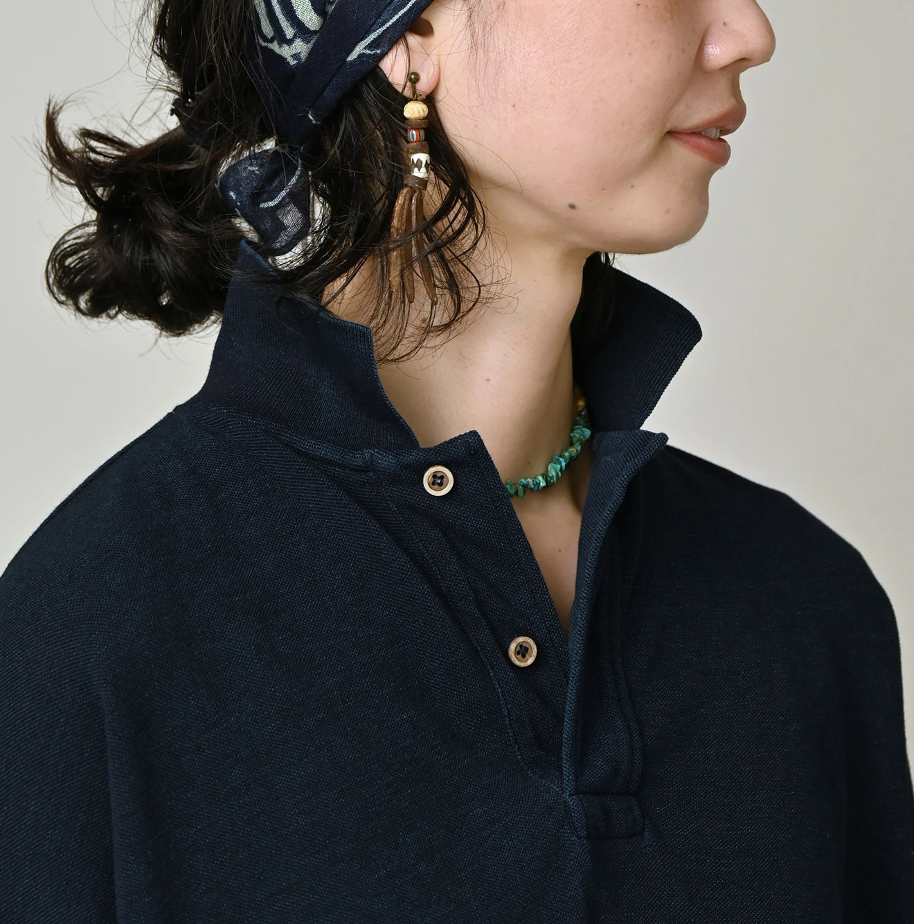 45R(フォーティファイブアール) |カノコの908馬ポロ（インディゴ）