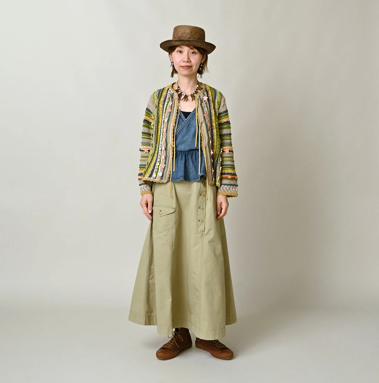 45R(フォーティファイブアール) |ウェザーのフレアスカート