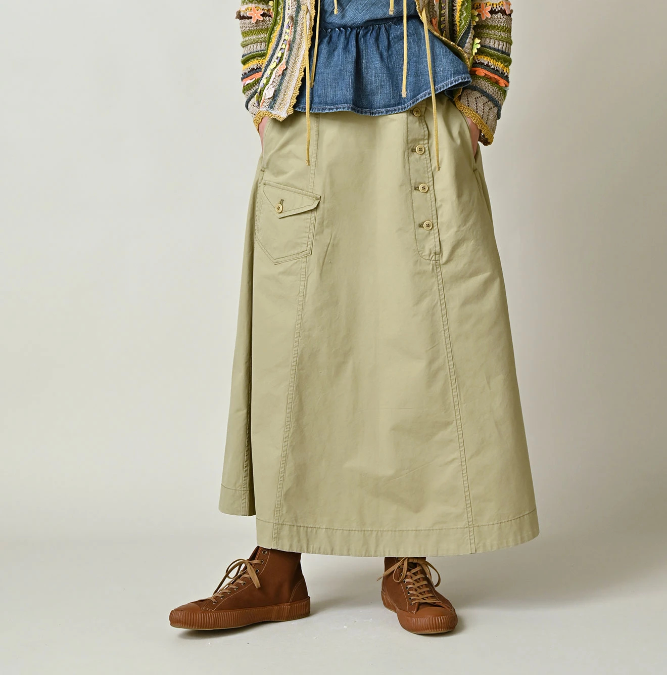45R(フォーティファイブアール) |ウェザーのフレアスカート