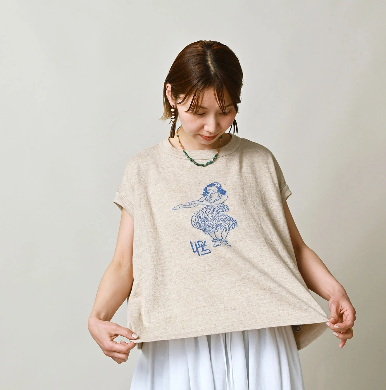 45R(フォーティファイブアール) |フラガールジャカードのMキャミ