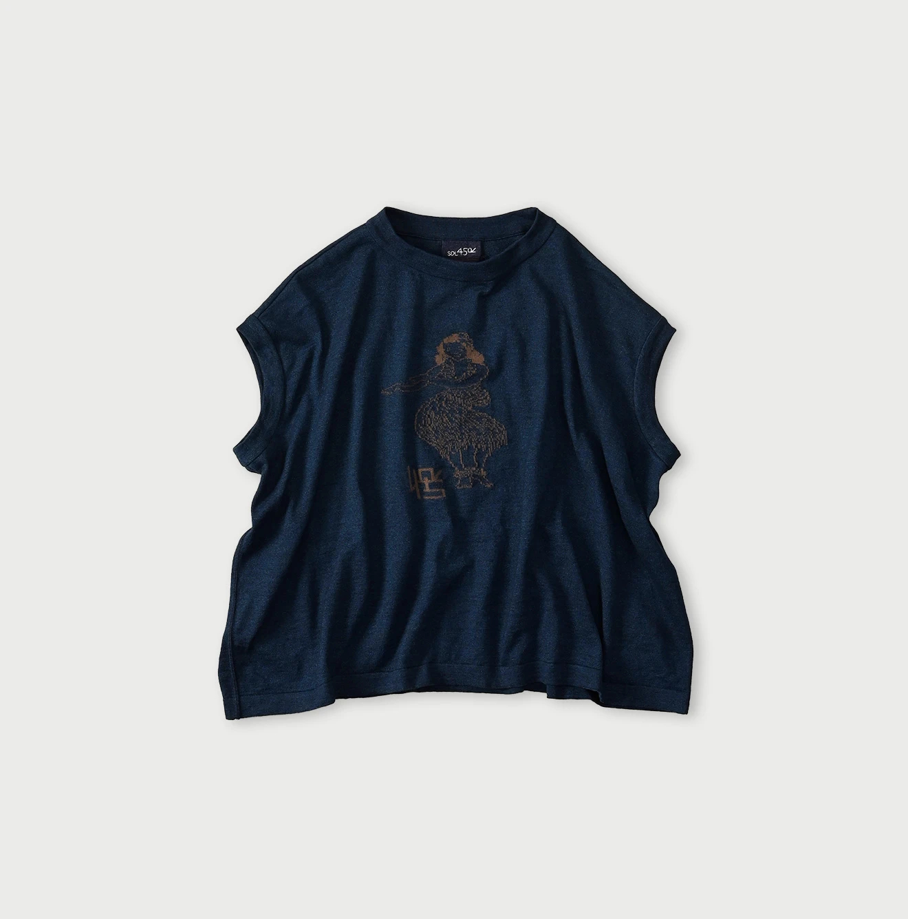 45R(フォーティファイブアール) |フラガールジャカードのMキャミ（インディゴ）