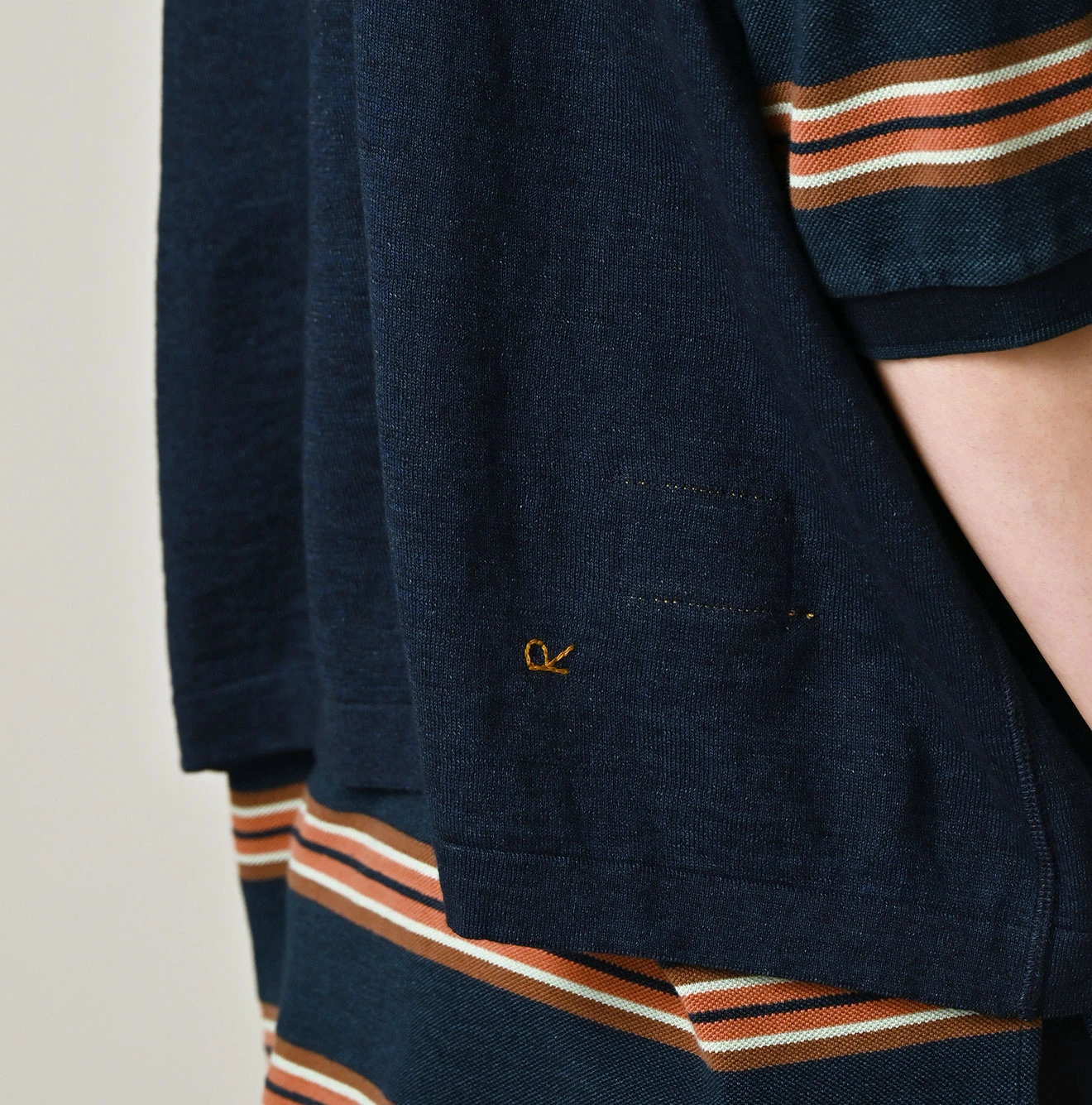 45R(フォーティファイブアール) |フラガールジャカードのMキャミ（インディゴ）