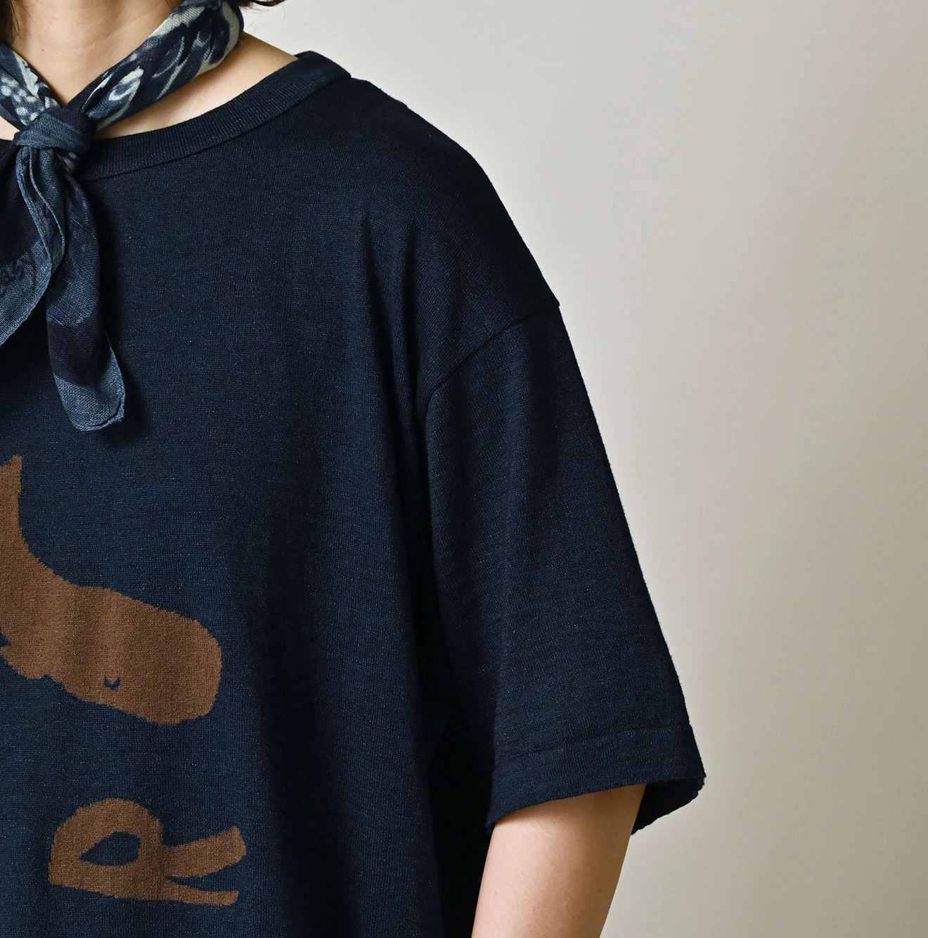 45R(フォーティファイブアール) |ポコッピージャカードの908Ｔシャツ（インディゴ）