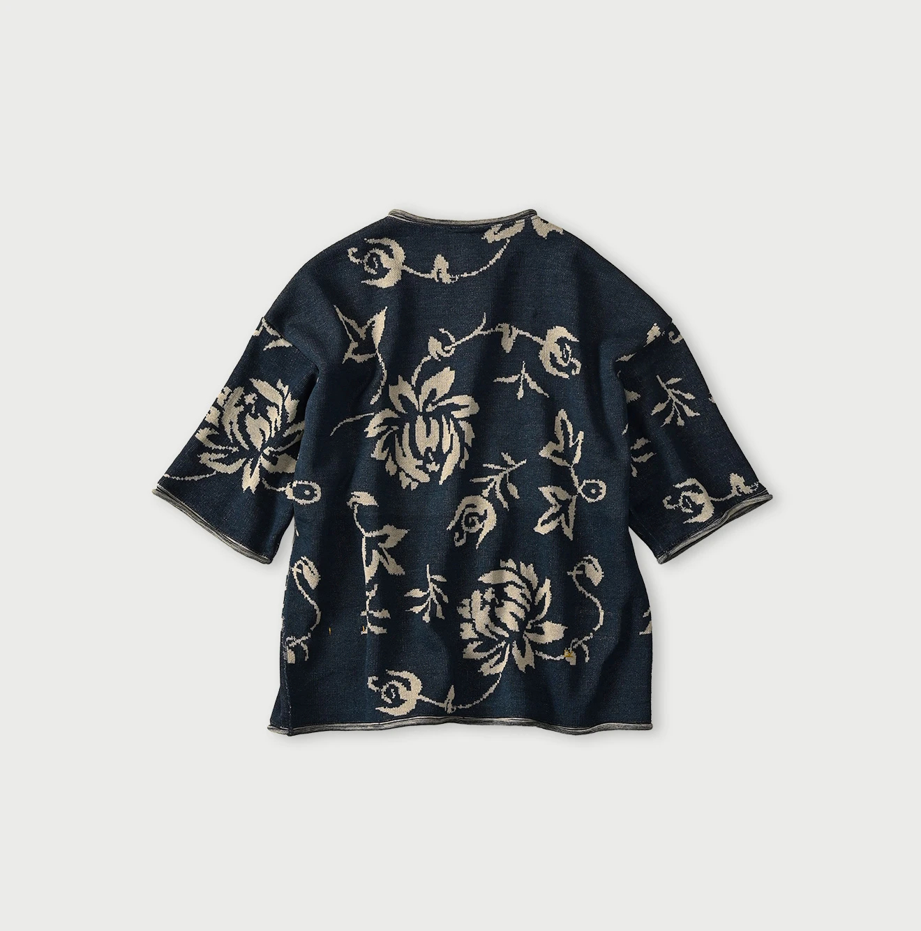 45R(フォーティファイブアール) |レイアロハジャカードの908Ｔシャツ（インディゴ）