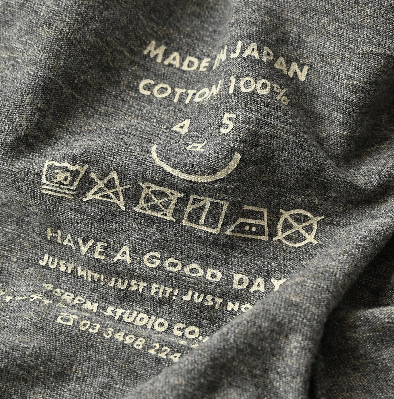 45R(フォーティファイブアール) |天竺ヒッピーフラワーロゴプリントの908オーシャンTシャツ（トップ）
