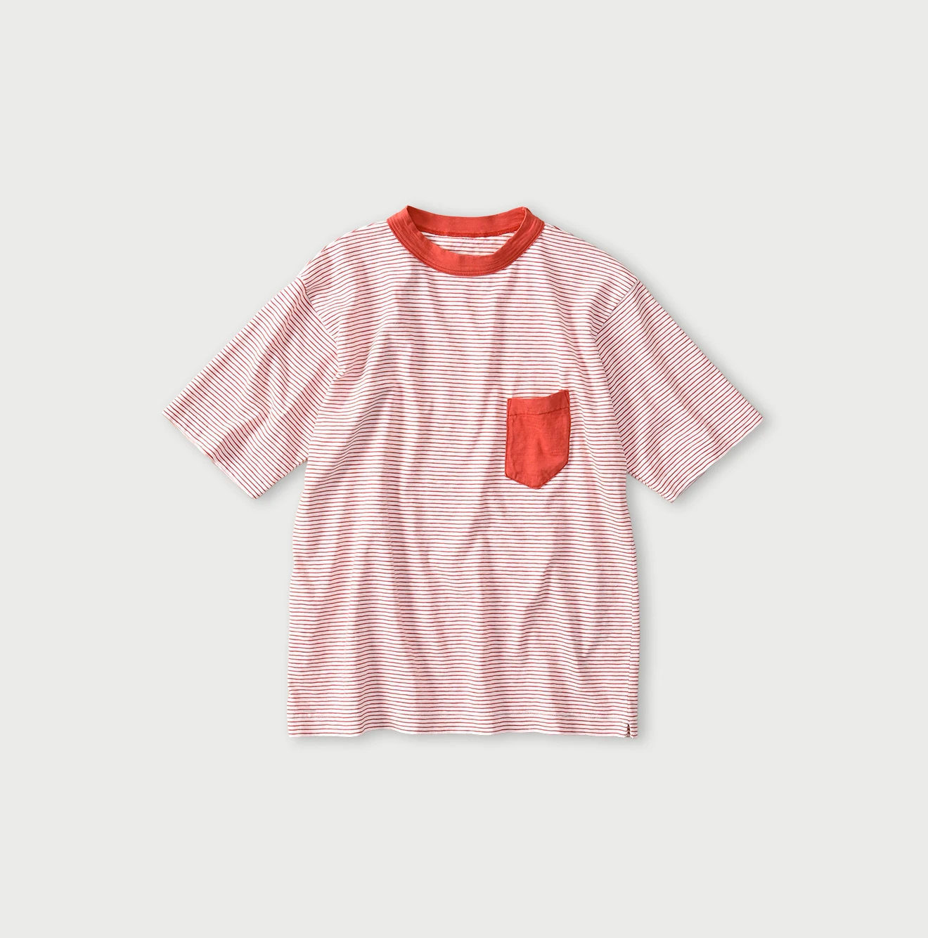 45R(フォーティファイブアール) |天竺ボーダーの908 45星ポケットTシャツ