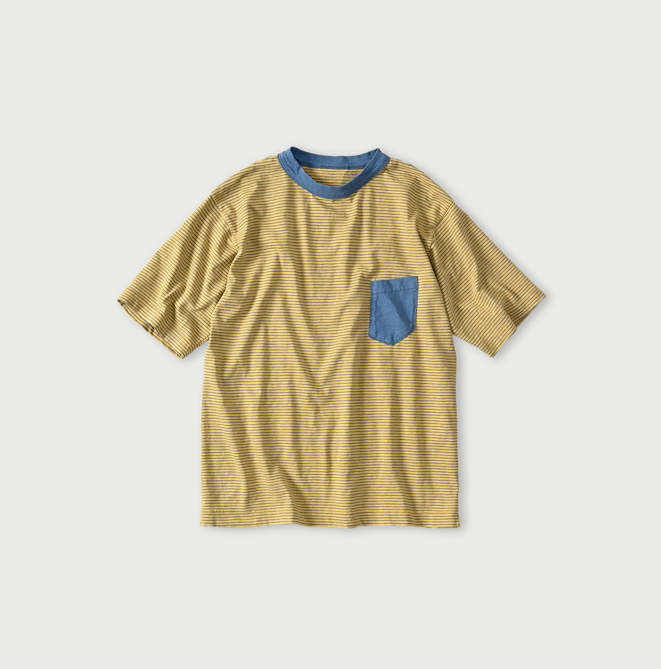 45R(フォーティファイブアール) |天竺ボーダーの908 45星ポケットTシャツ