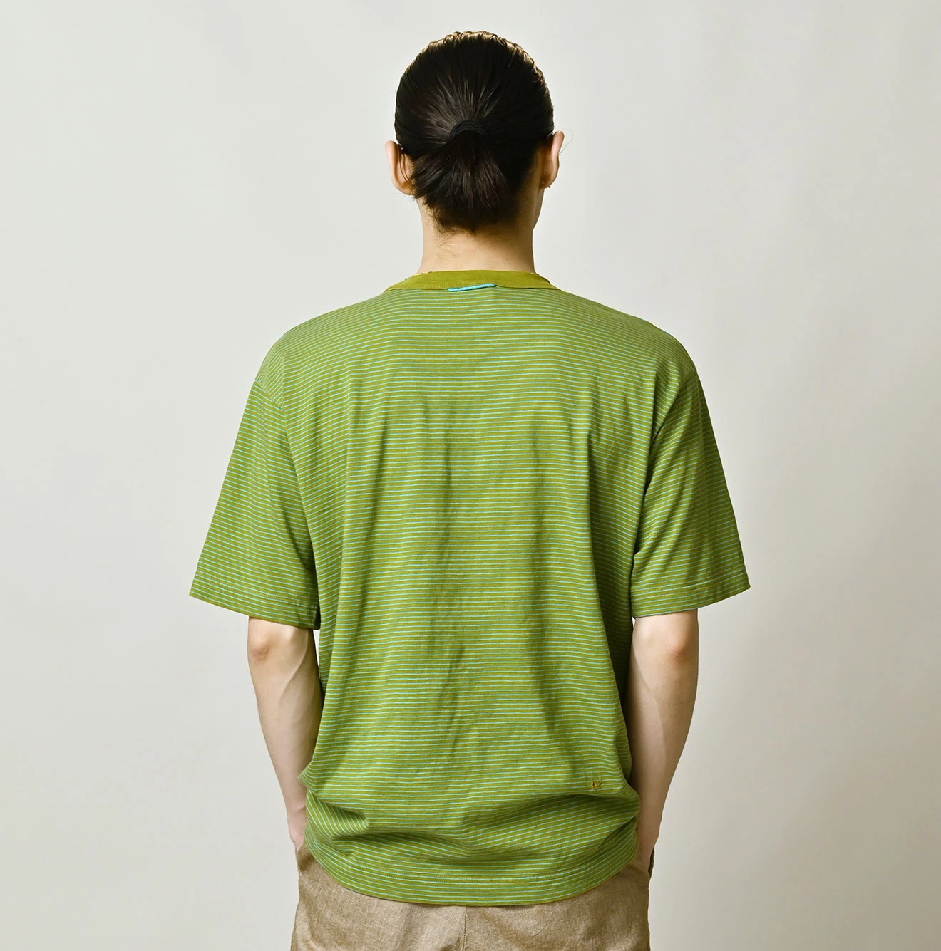 45R(フォーティファイブアール) |天竺ボーダーの908 45星ポケットTシャツ