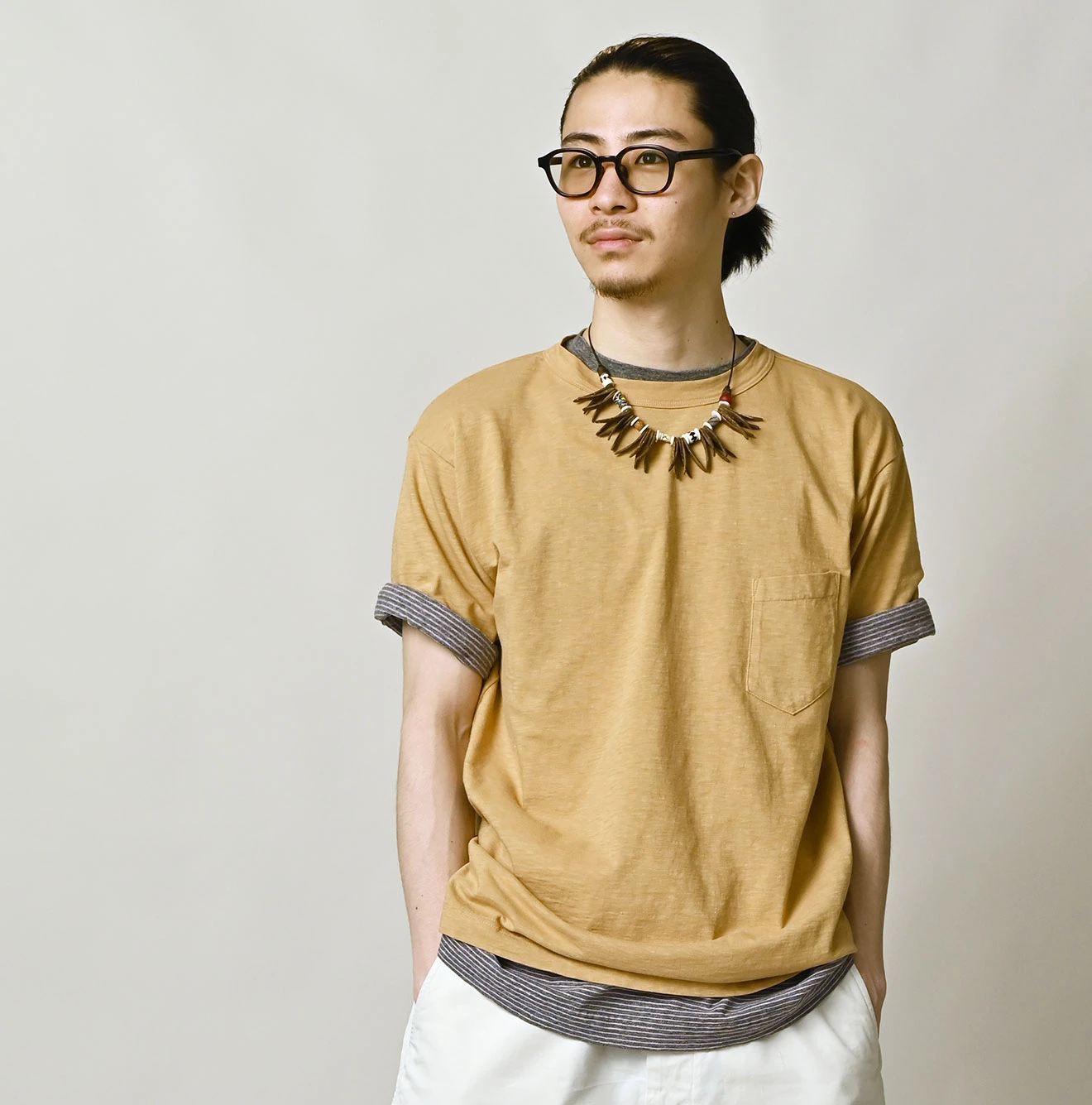 45R(フォーティファイブアール) |天竺の908 45星ポケットTシャツ