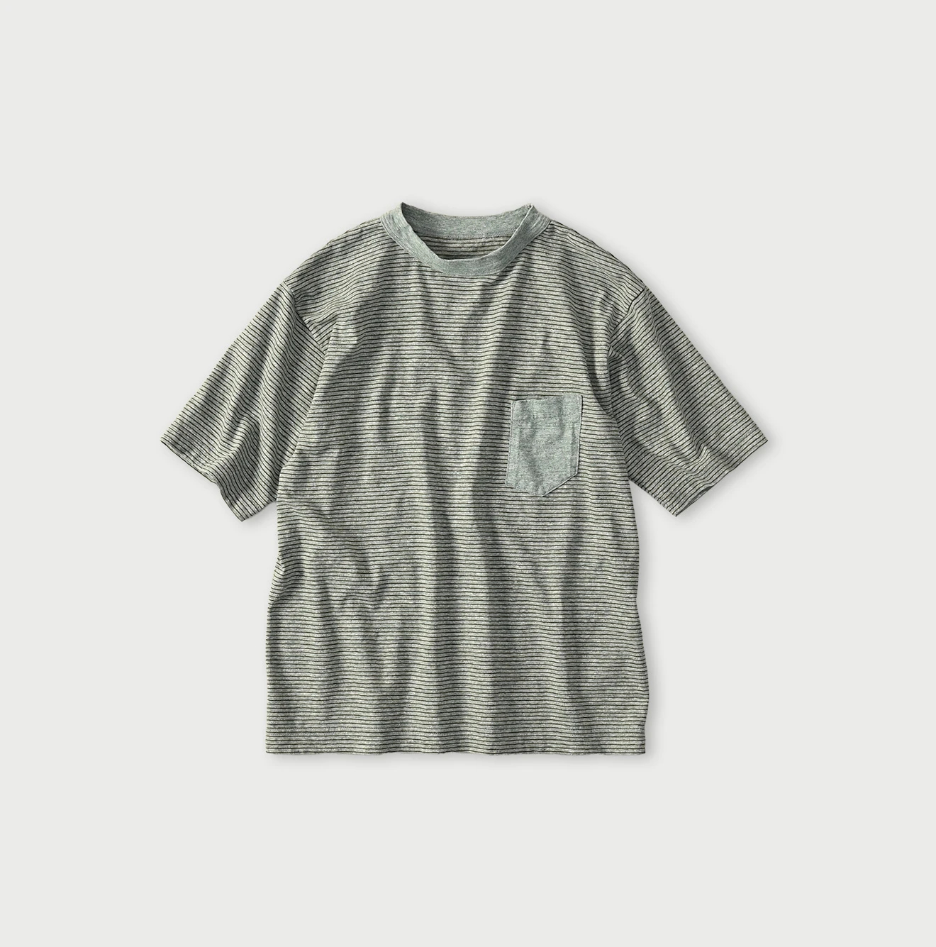 45R(フォーティファイブアール) |天竺ボーダーの908 45星ポケットTシャツ（トップ）