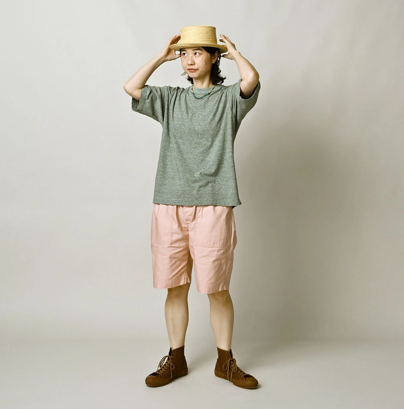 45R(フォーティファイブアール) |天竺ボーダーの908オーシャンTシャツ（トップ）