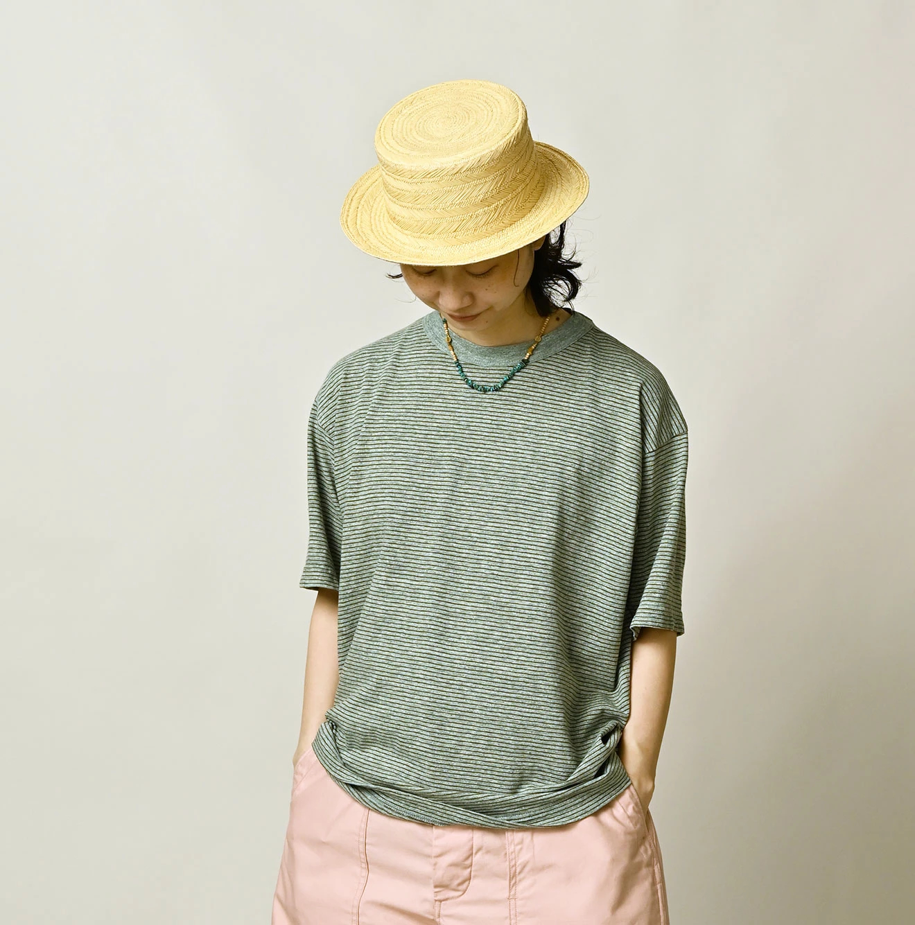 45R(フォーティファイブアール) |天竺ボーダーの908オーシャンTシャツ（トップ）