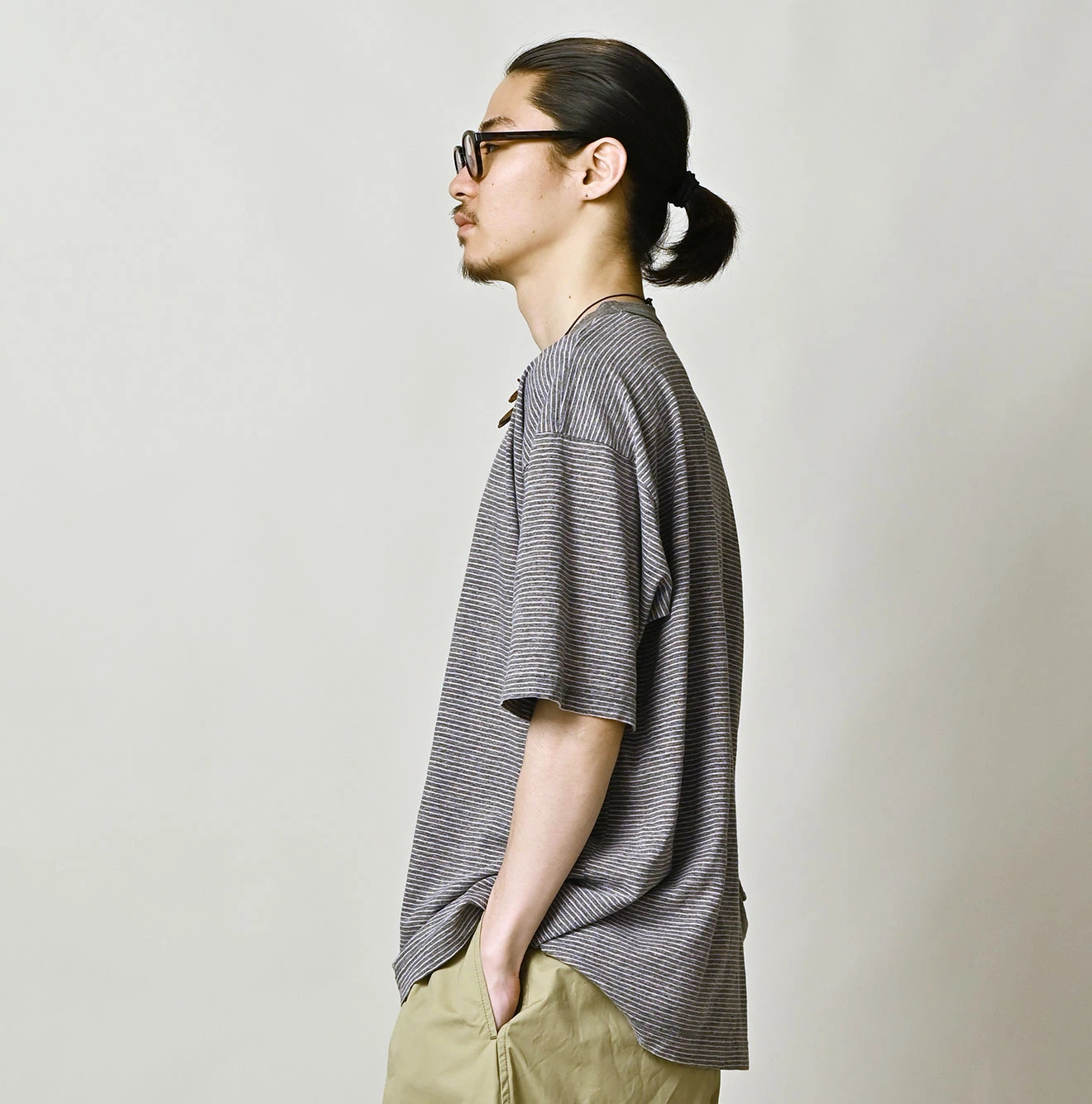 45R(フォーティファイブアール) |天竺ボーダーの908オーシャンTシャツ（トップ）