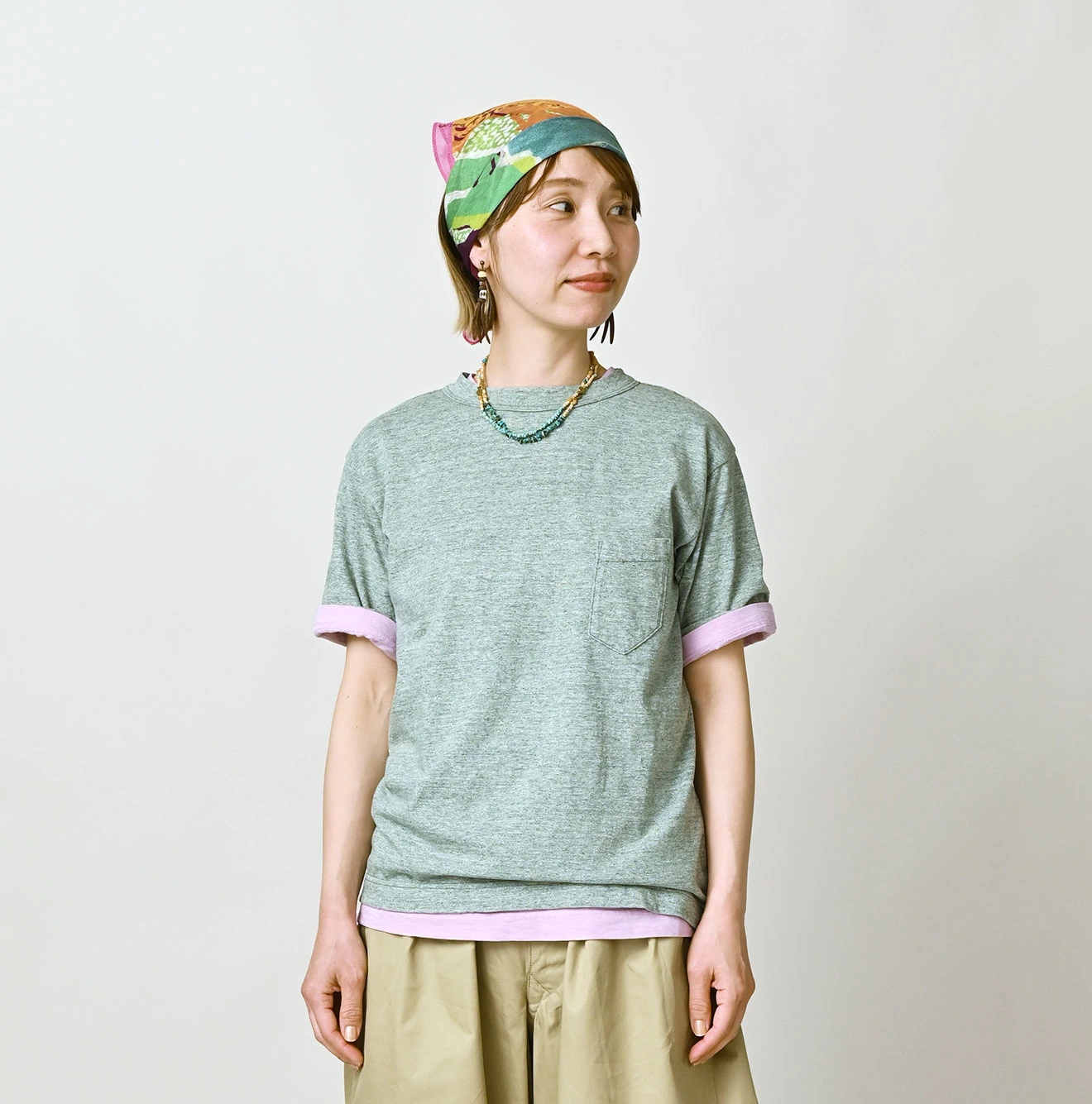 45R(フォーティファイブアール) |天竺の908 45星ポケットTシャツ（トップ）