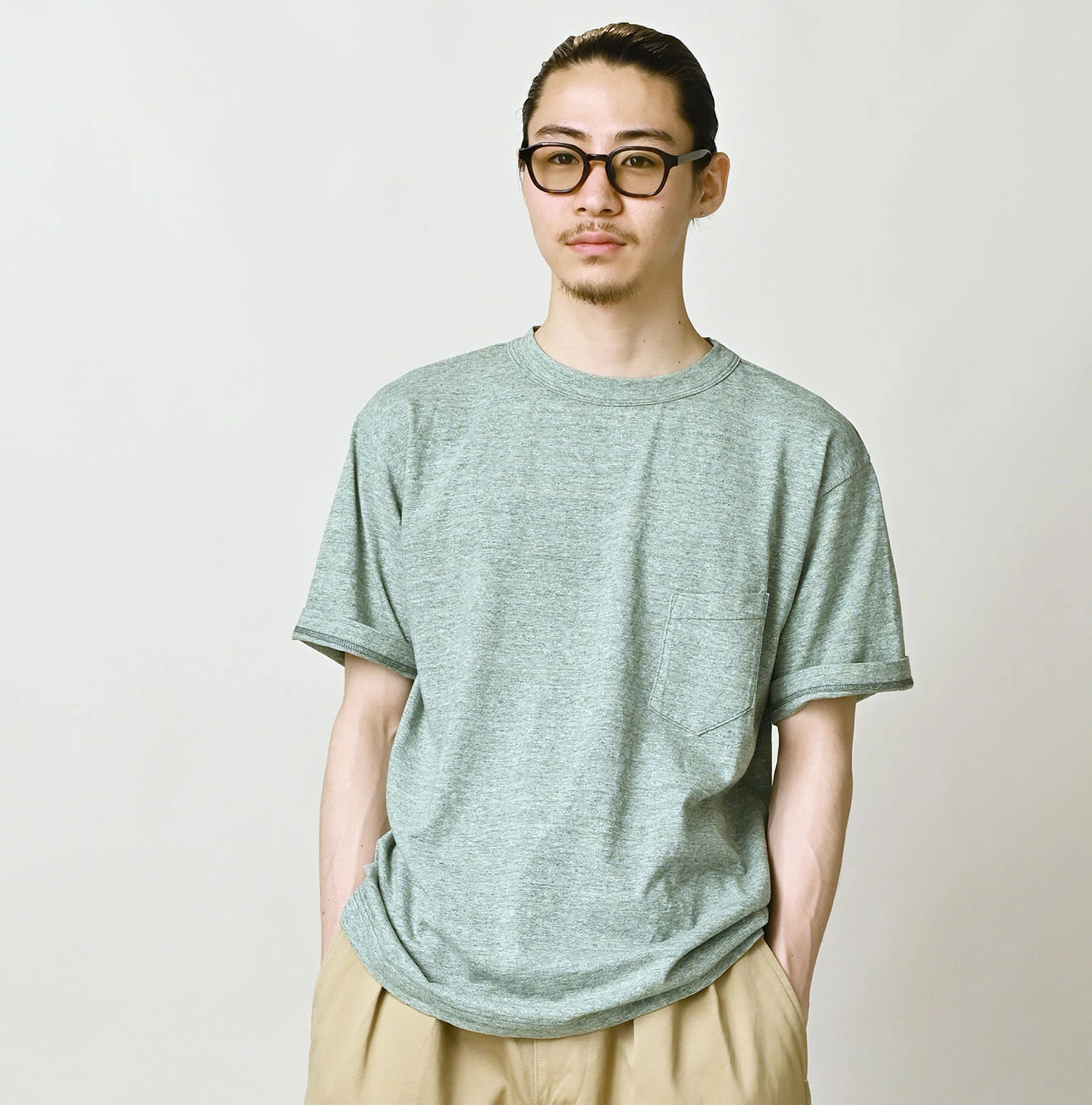 45R(フォーティファイブアール) |天竺の908 45星ポケットTシャツ（トップ）