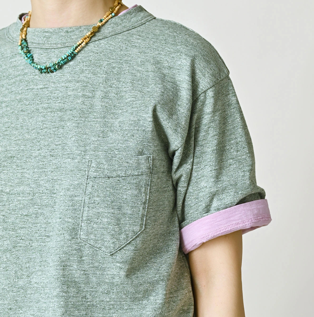 45R(フォーティファイブアール) |天竺の908 45星ポケットTシャツ（トップ）