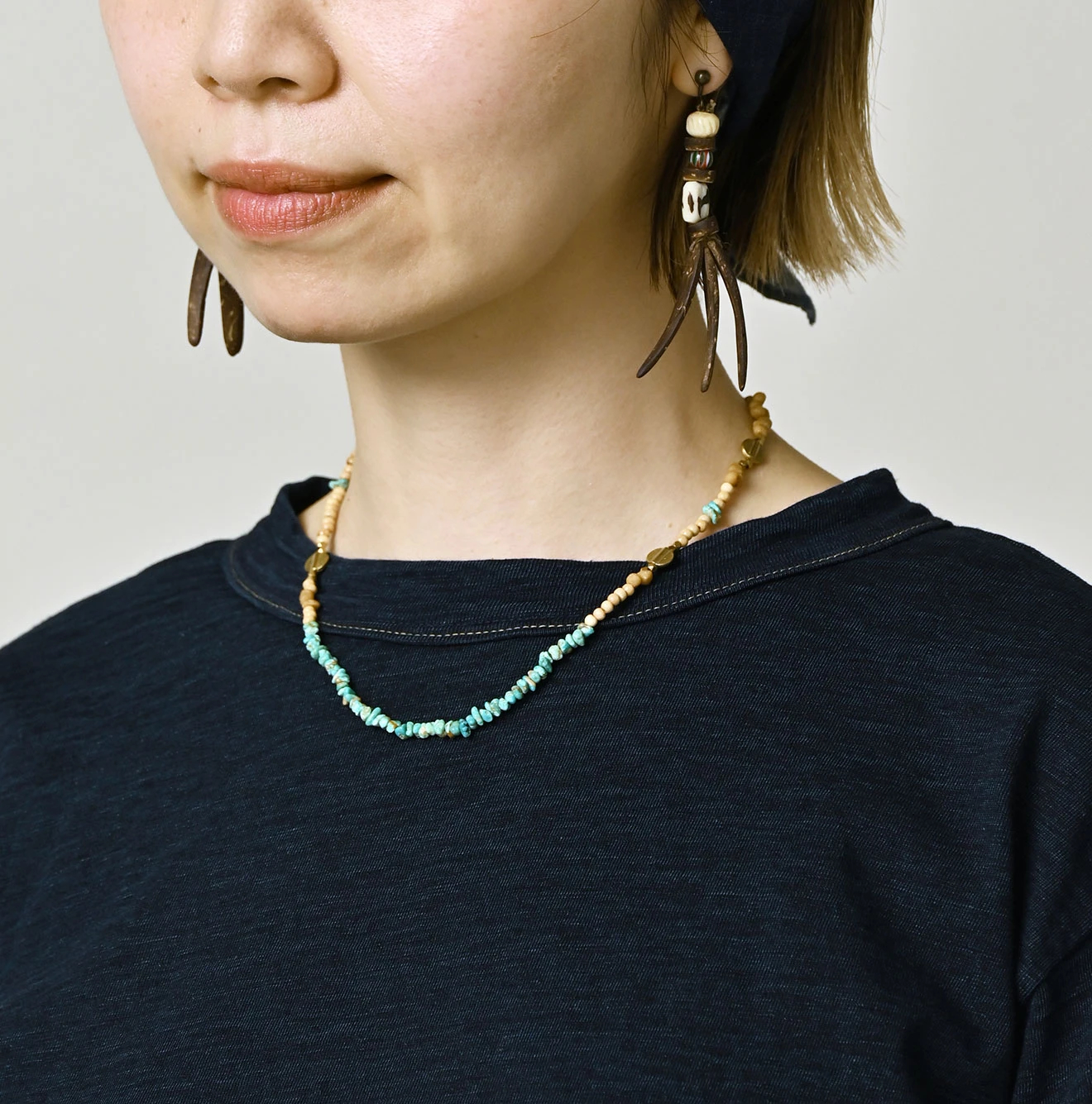 45R(フォーティファイブアール) |天竺の908 45星ポケットTシャツ（インディゴ）