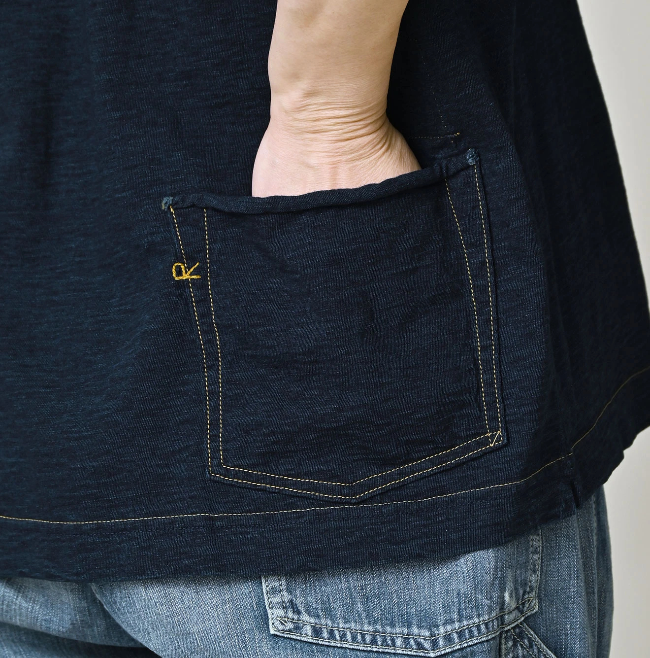 45R(フォーティファイブアール) |天竺の908オーシャンTシャツ（インディゴ）