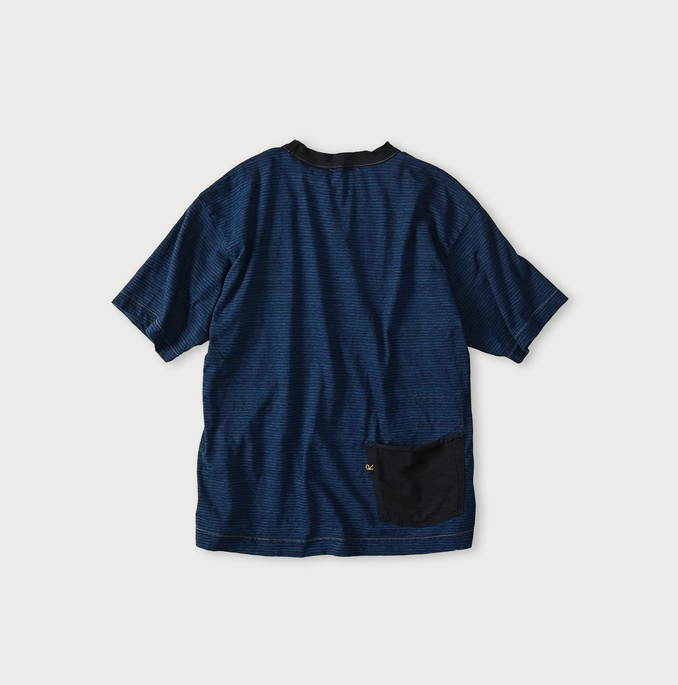 45R(フォーティファイブアール) |天竺ボーダーの908オーシャンTシャツ（インディゴ）