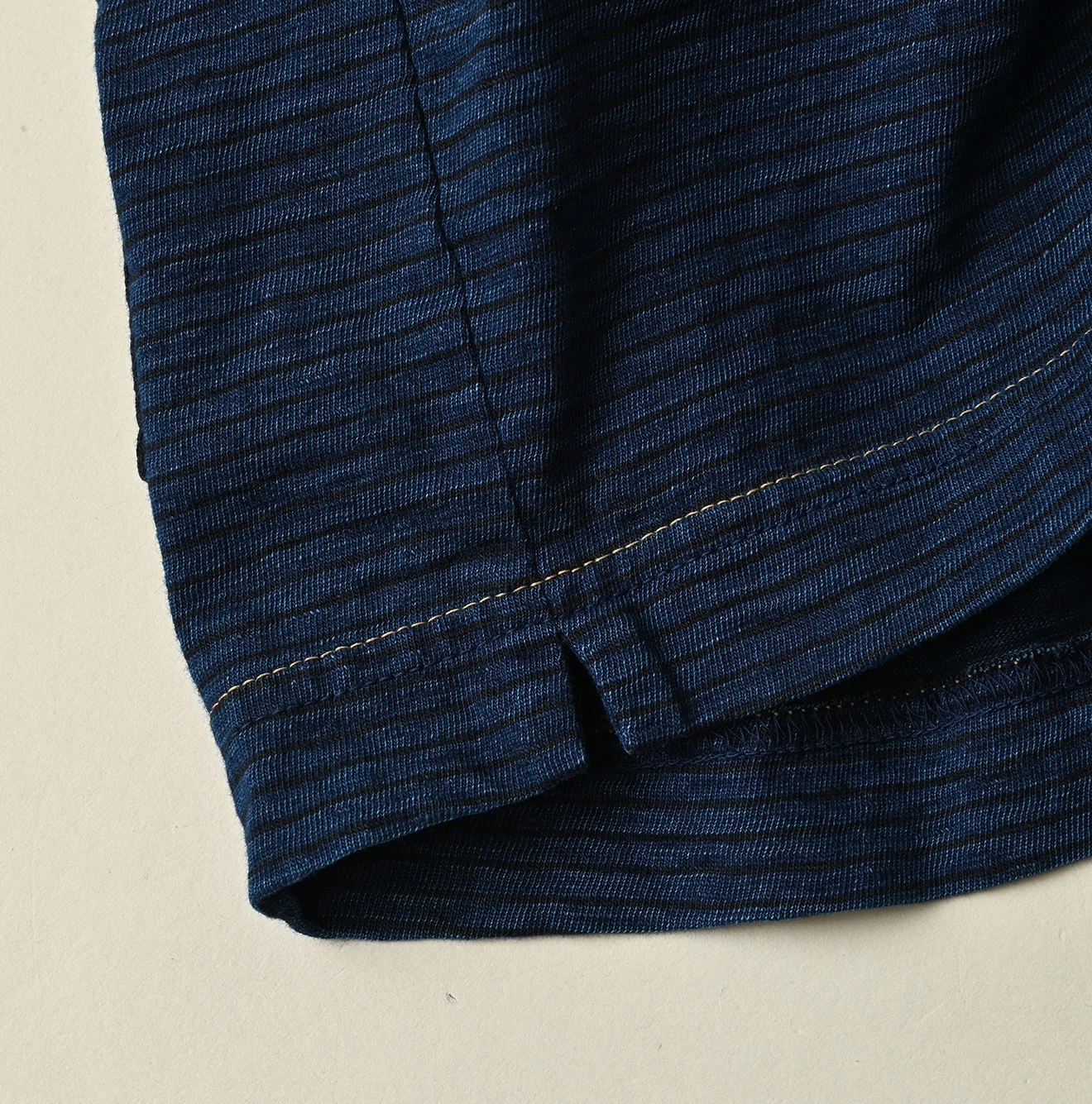 45R(フォーティファイブアール) |天竺ボーダーの908オーシャンTシャツ（インディゴ）