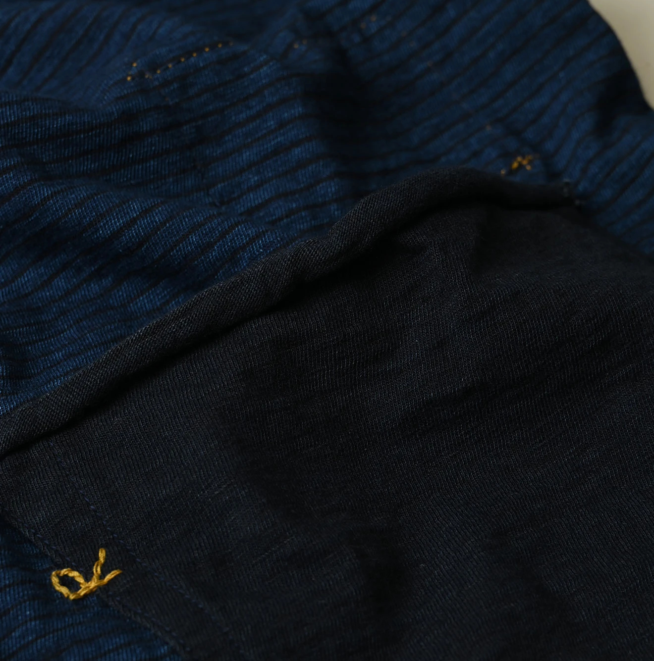 45R(フォーティファイブアール) |天竺ボーダーの908オーシャンTシャツ（インディゴ）
