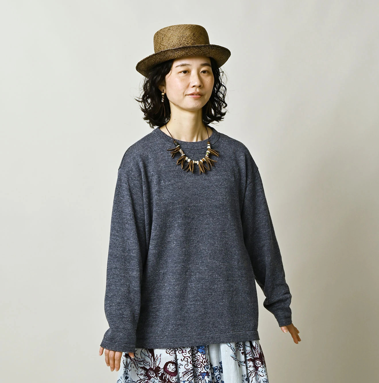 45R(フォーティファイブアール) |モンサン超ガーゼの908オーシャンTシャツ