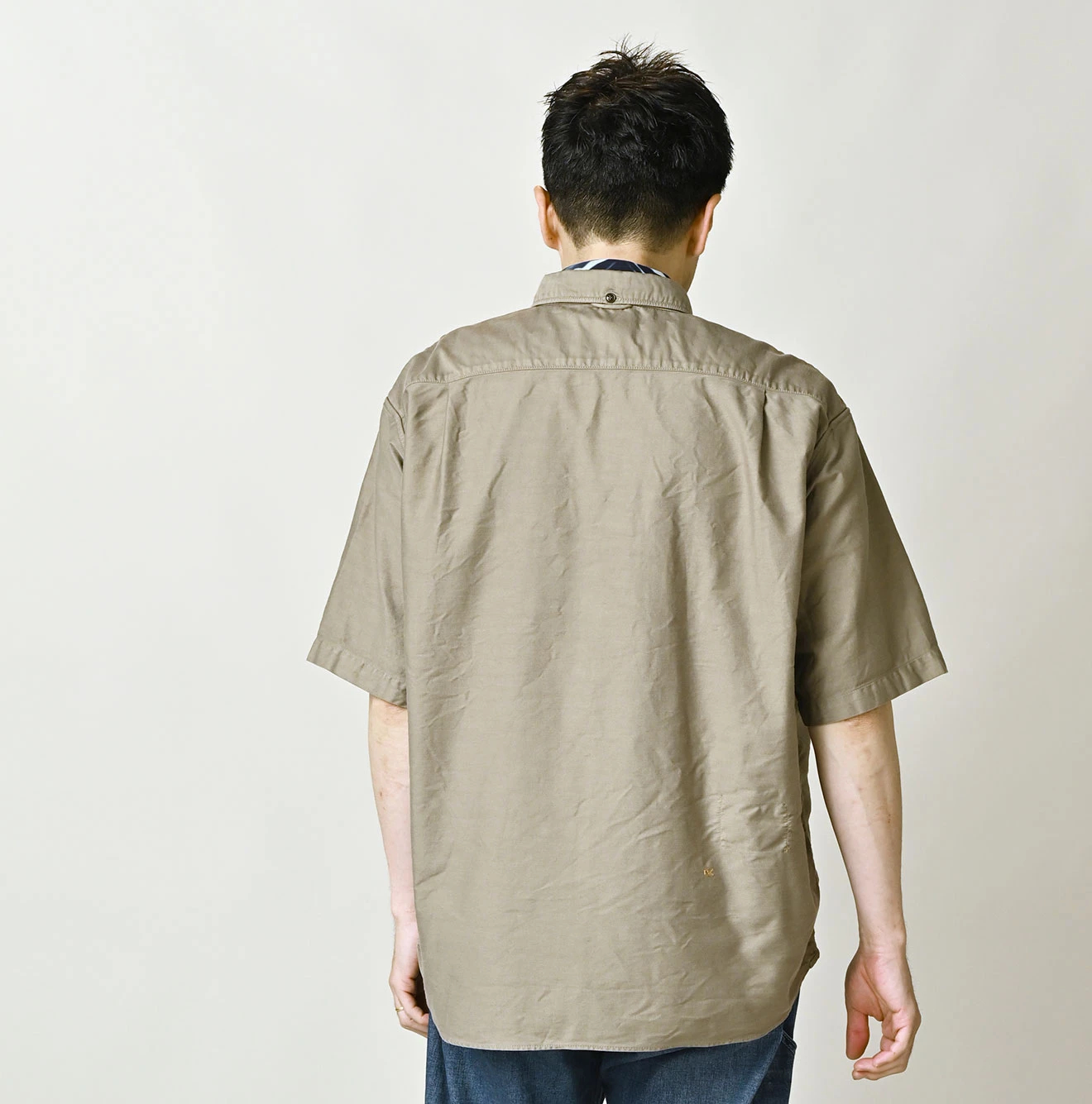 45R(フォーティファイブアール) |ヨコサテンのオーシャン半袖シャツ MEN