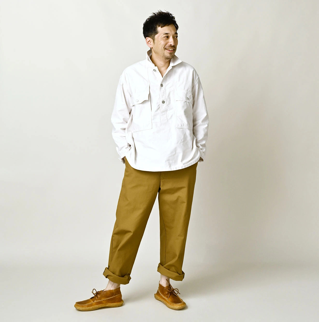 45R(フォーティファイブアール) |ヨコサテンの908ブッシュシャツ