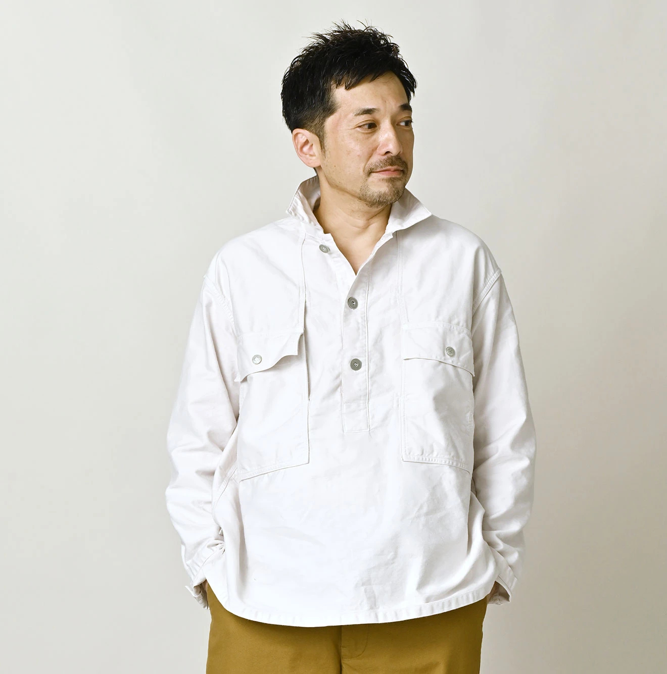 45R(フォーティファイブアール) |ヨコサテンの908ブッシュシャツ