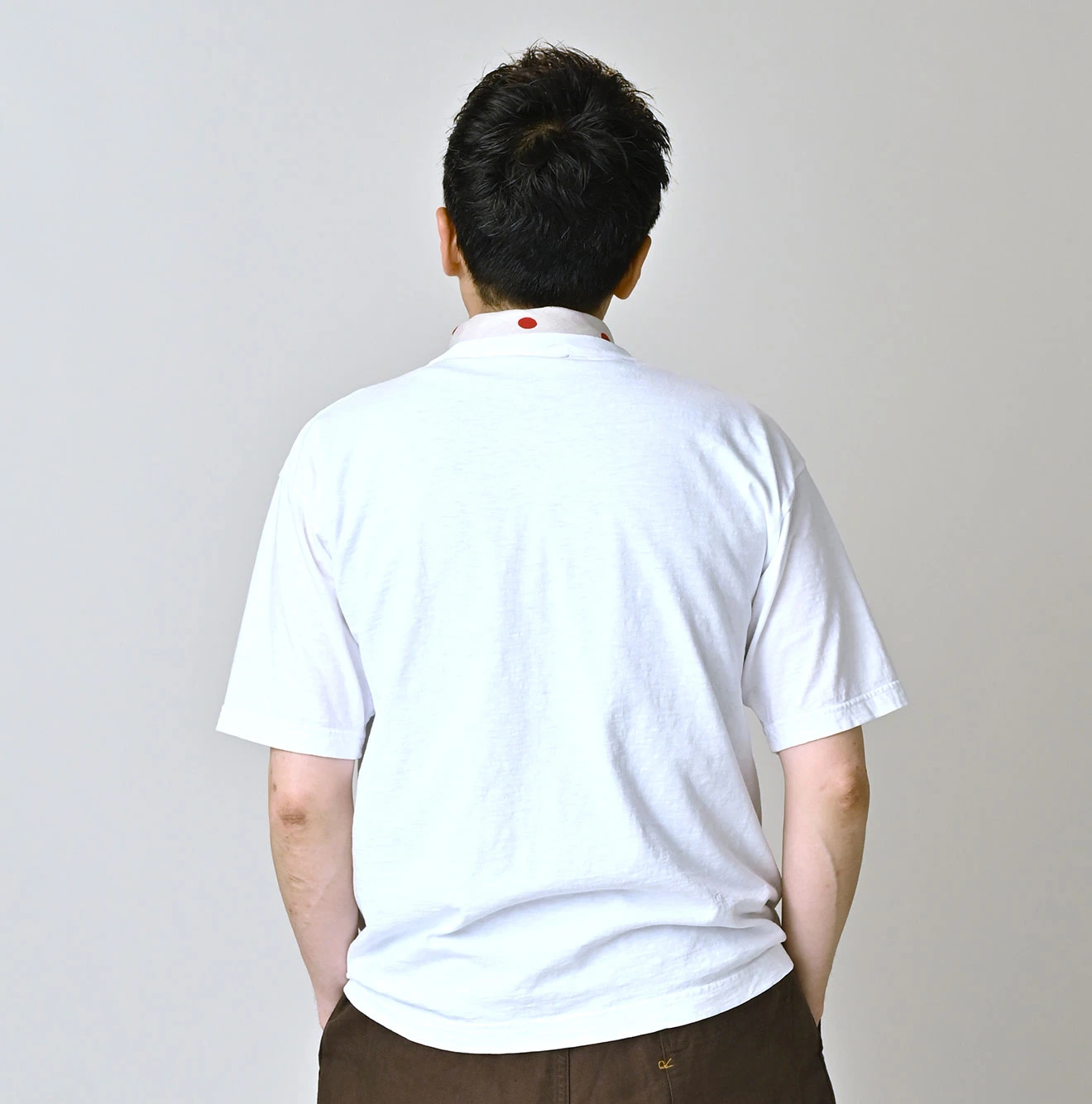 45R(フォーティファイブアール) |ベタッチフラミングウェイくんプリントの908 45星Tシャツ