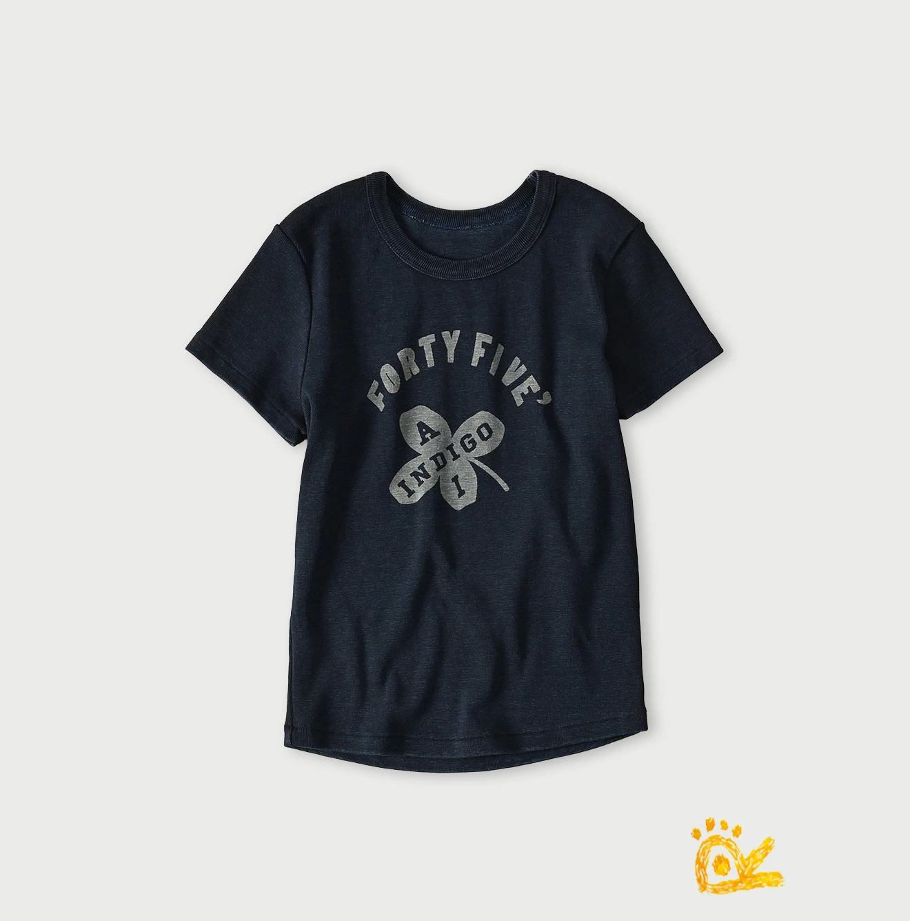 45R(フォーティファイブアール) |ONEONE 宝物のチビTシャツ（インディゴ）