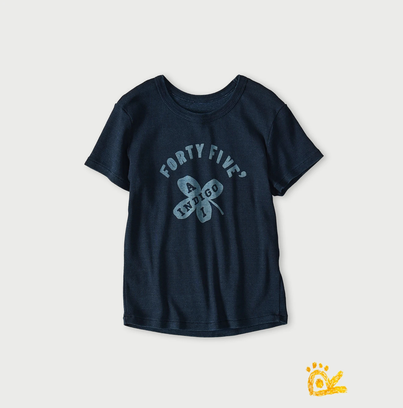 45R(フォーティファイブアール) |ONEONE 宝物のチビTシャツ（インディゴ）