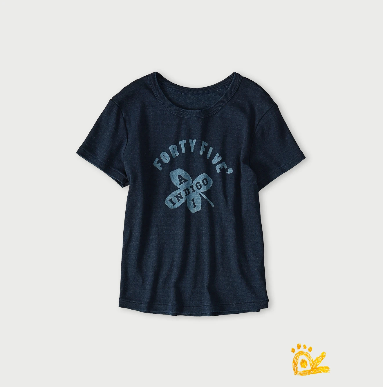 45R(フォーティファイブアール) |ONEONE 宝物のチビTシャツ（インディゴ）