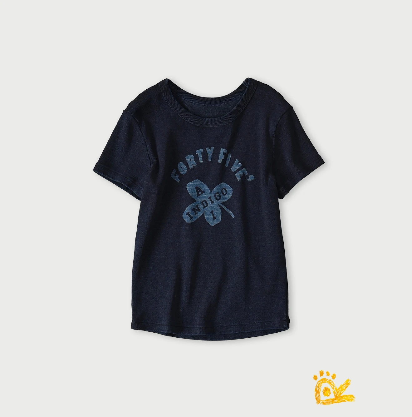 45R(フォーティファイブアール) |ONEONE 宝物のチビTシャツ（インディゴ）