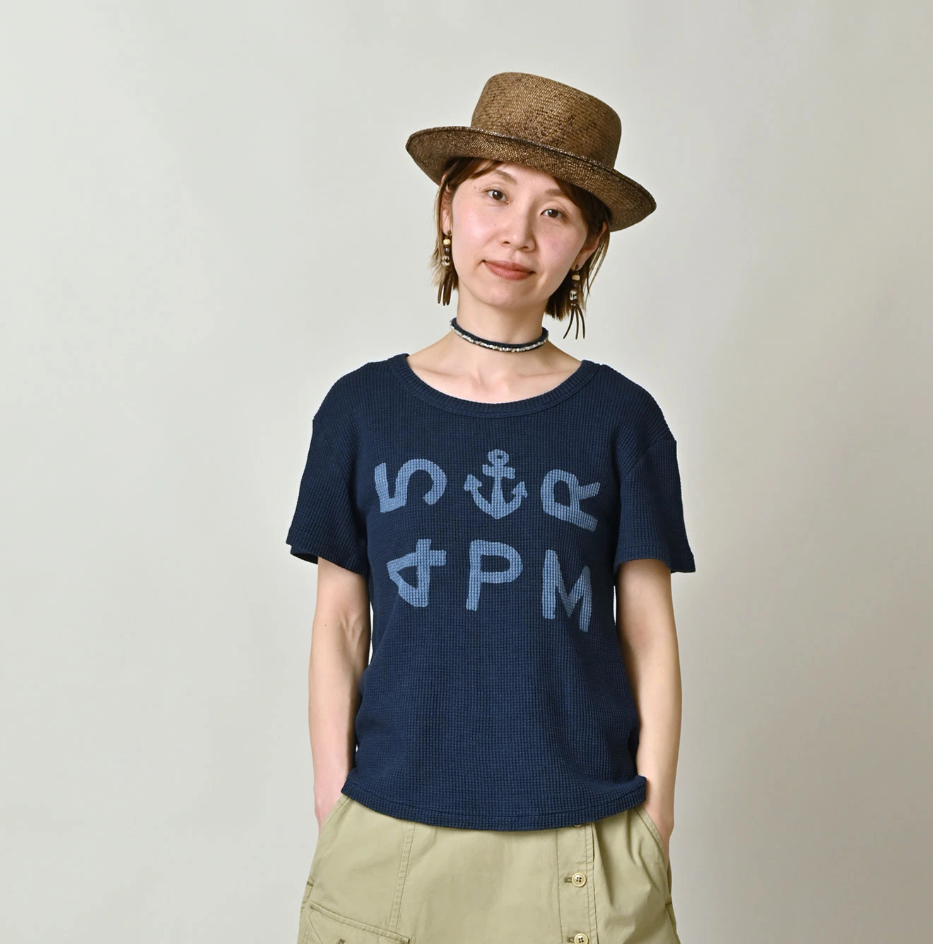 45R(フォーティファイブアール) |ONEONE 宝物のチビTシャツ（インディゴ）
