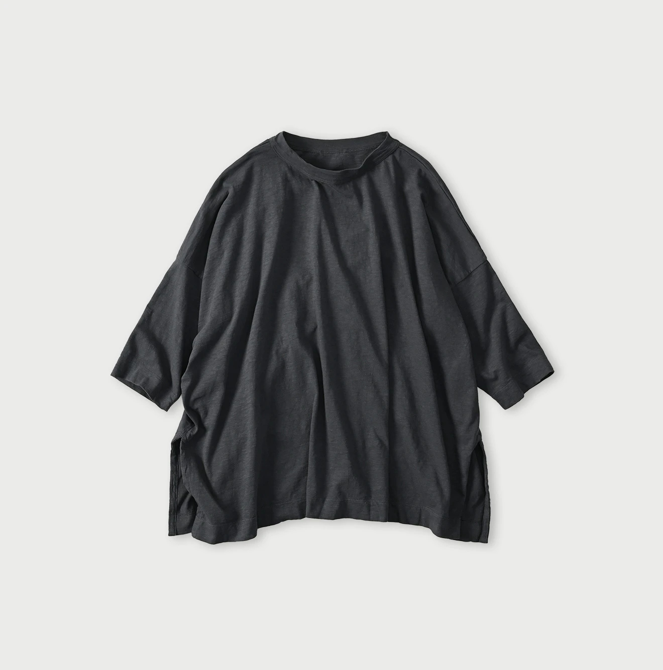 45R(フォーティファイブアール) |天竺のビッグスリットTシャツ
