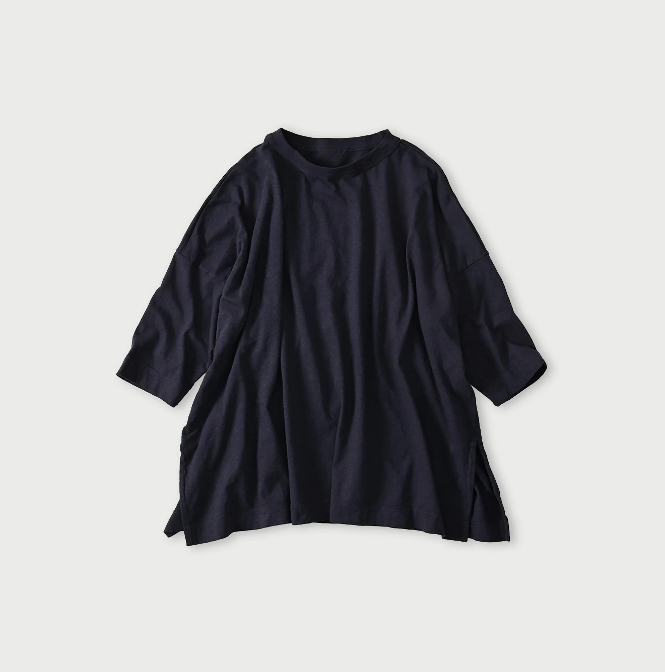 45R(フォーティファイブアール) |天竺のビッグスリットTシャツ