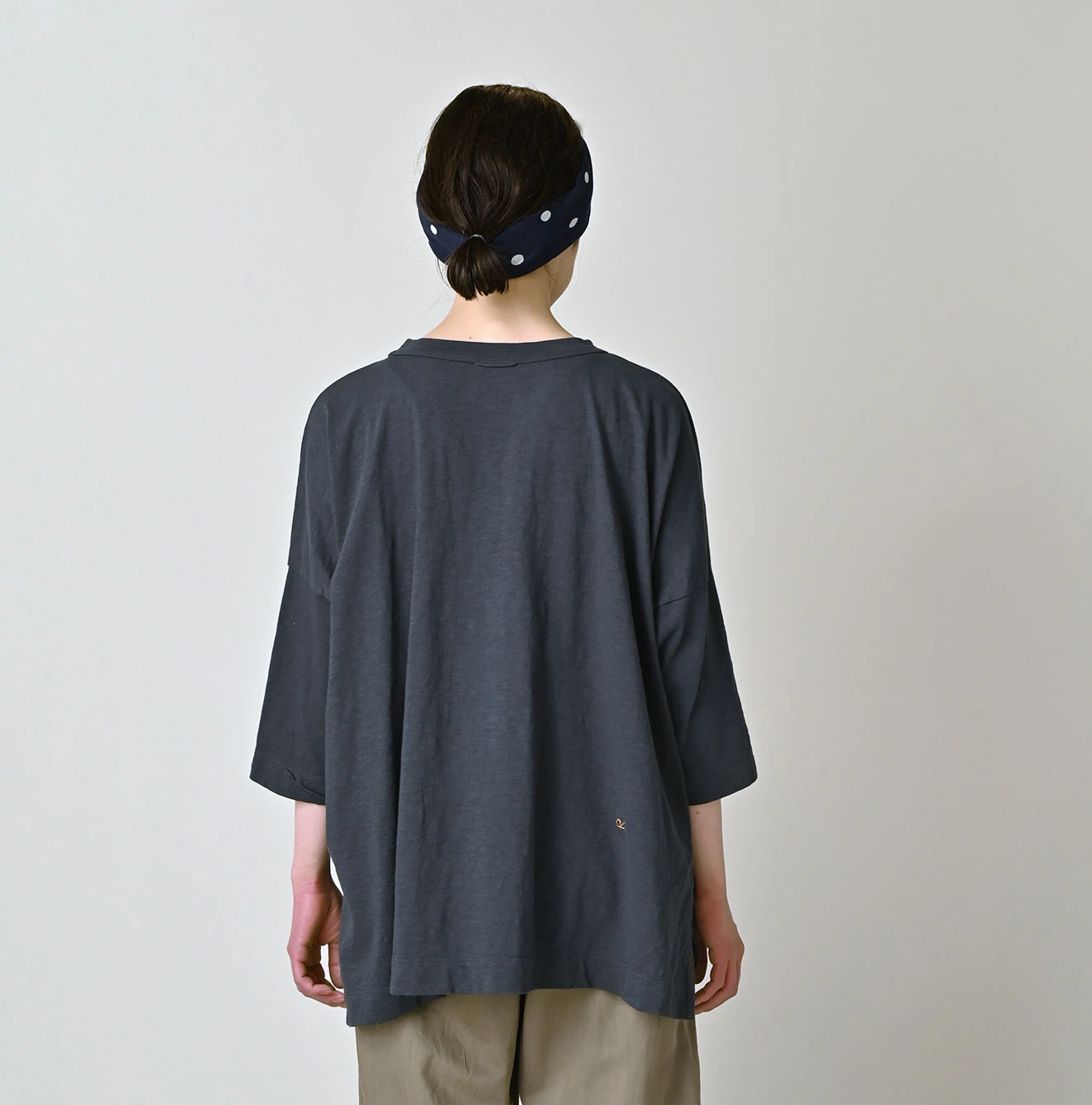 45R(フォーティファイブアール) |天竺のビッグスリットTシャツ