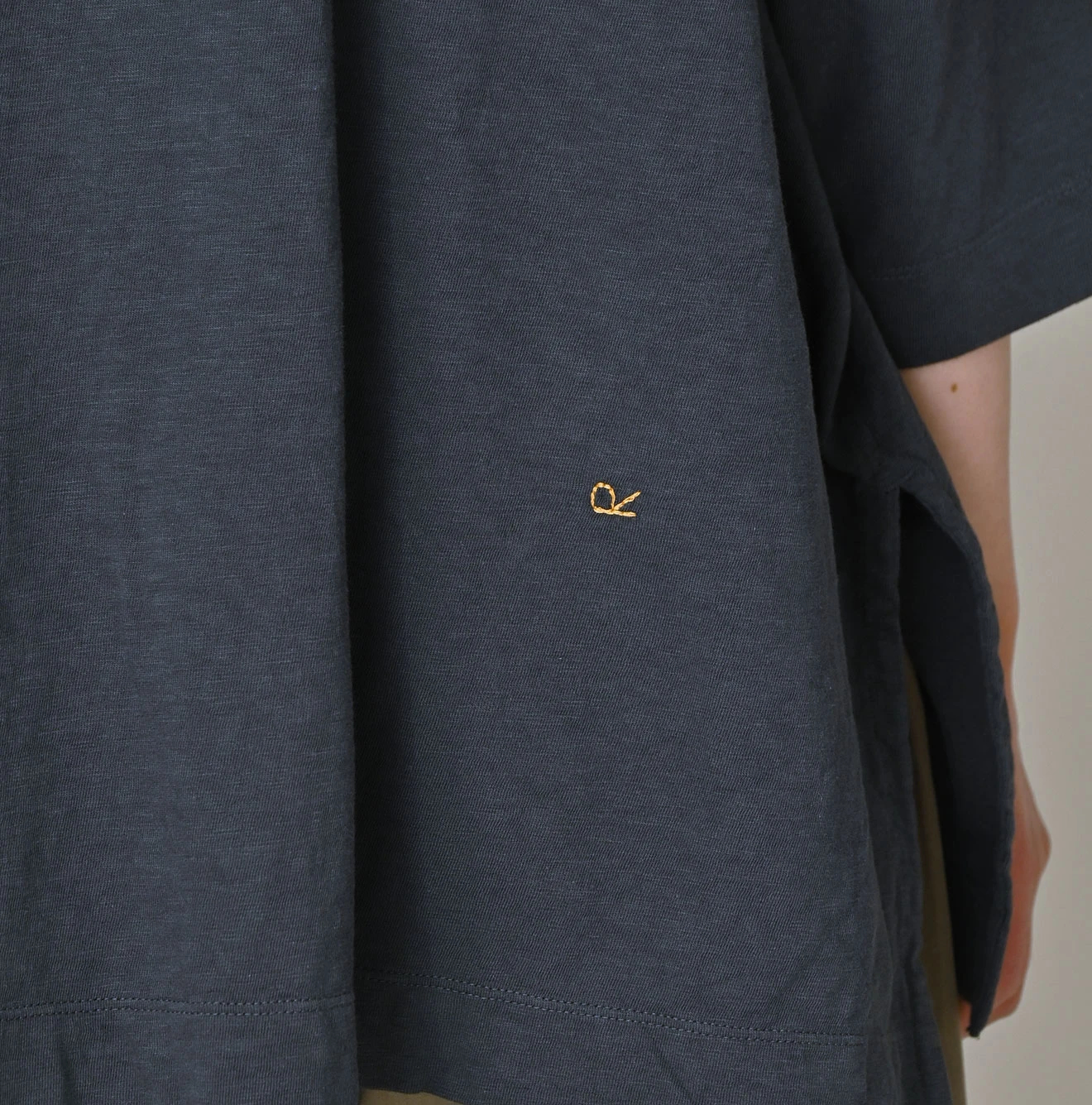 45R(フォーティファイブアール) |天竺のビッグスリットTシャツ
